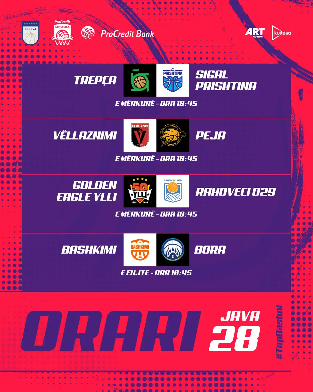 Java e jashtëzakonshme e ProCredit Superligës